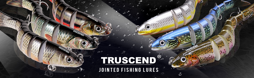 TRUSCEND - Trout Segmented Multi Jointed Fishing Lures