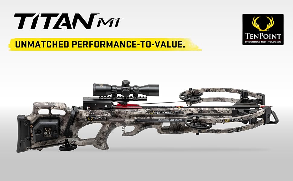 TenPoint - Titan M1 Crossbow with Lighted 3X Pro-View Scope