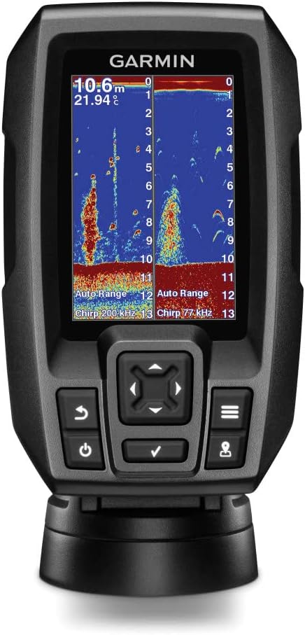 Garmin 010-01550-00 Striker 4 with Transducer, 3.5" GPS Fishfinder with Chirp 