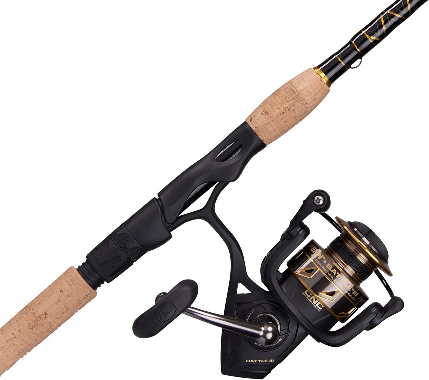 Penn-Battle-III-Spinning-Reel-and-Fishing-Rod-Combo