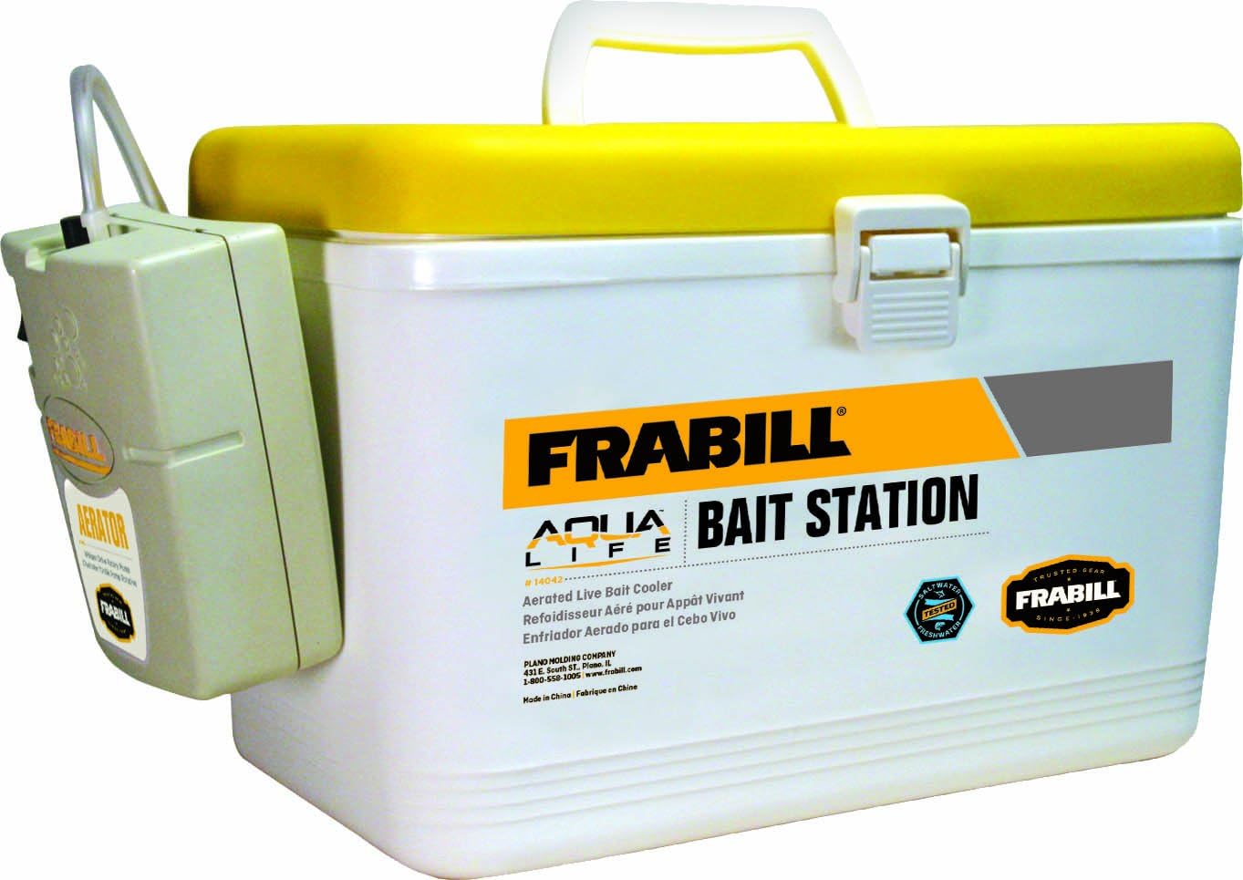 Frabill Bait Box with Live Bait Aerator