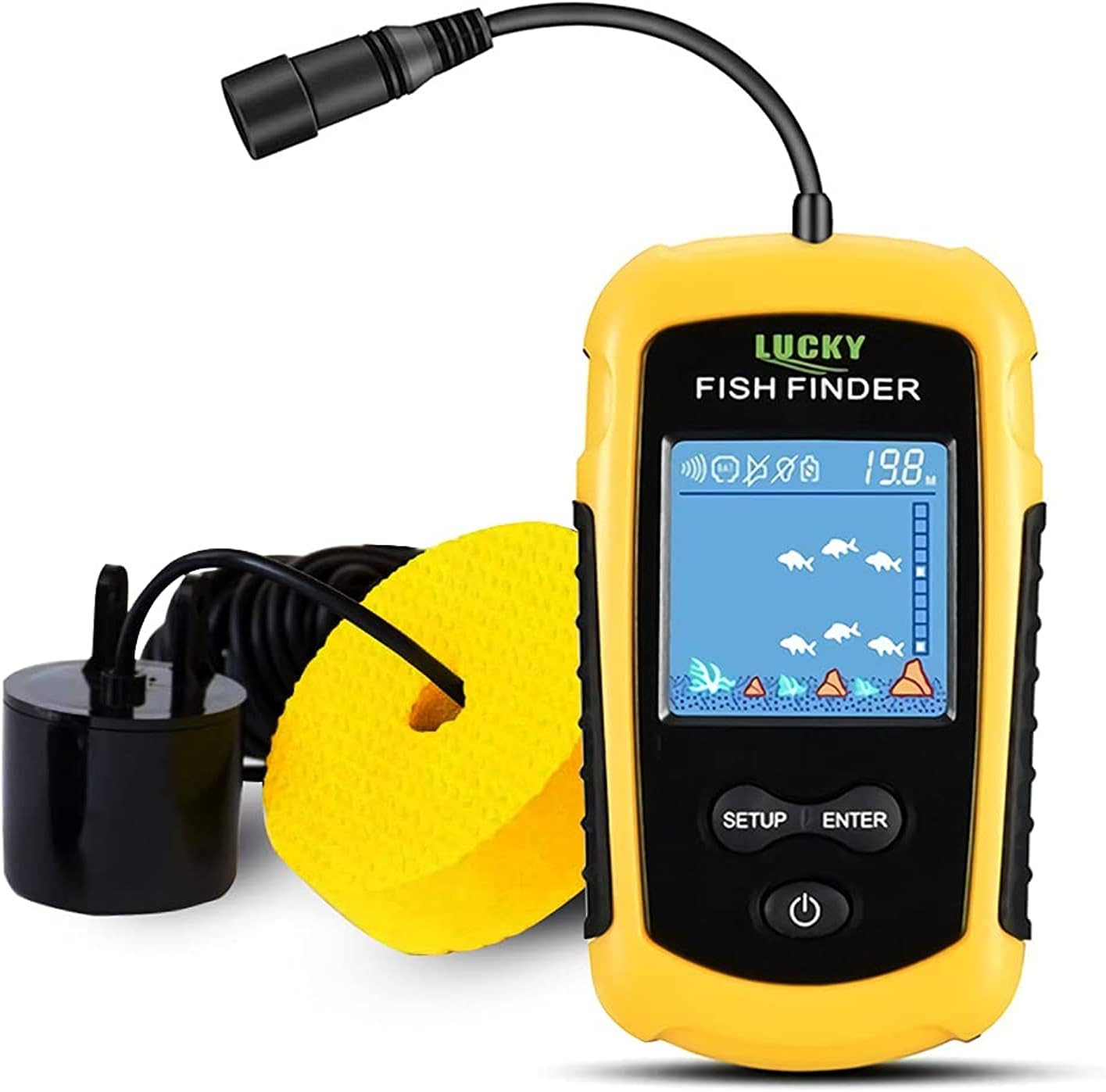 LUCKY Kayak Portable Fish Depth Finder