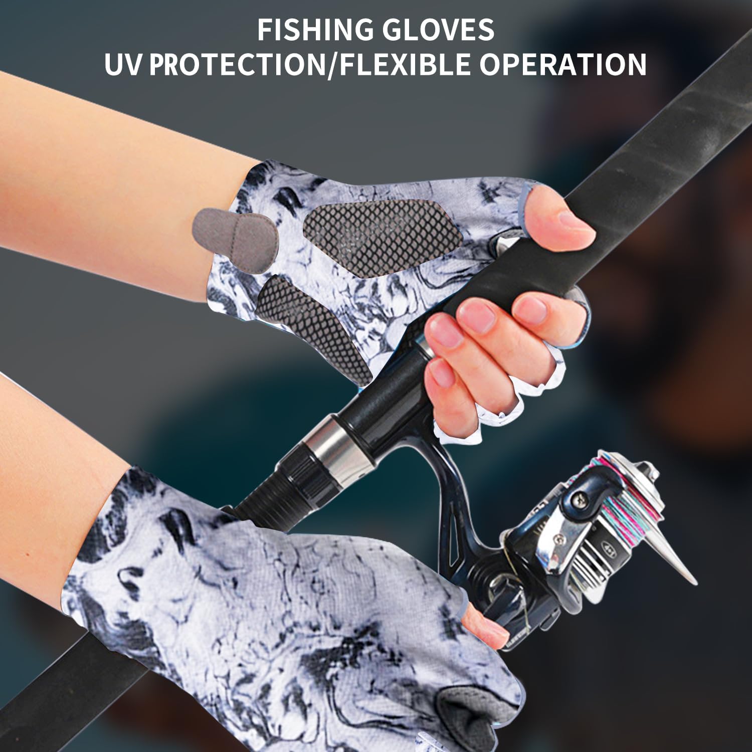 Sun Gloves UPF 50+ Fishing Gloves