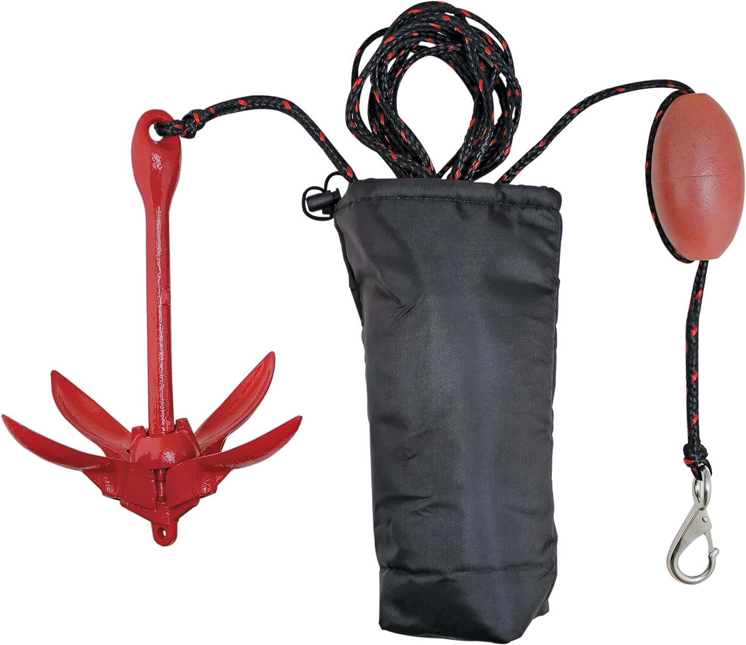 Extreme Max BoatTector Grapnel Anchor Kit for Small Boats