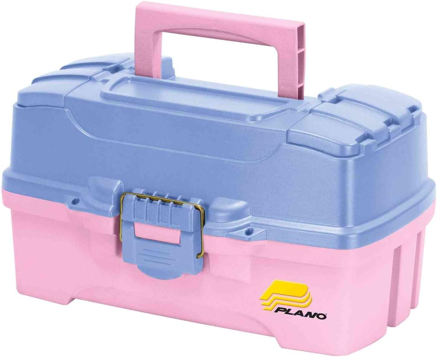 Plano 2-Tray Tackle Box with Dual Top Access, Periwinkle/Pink