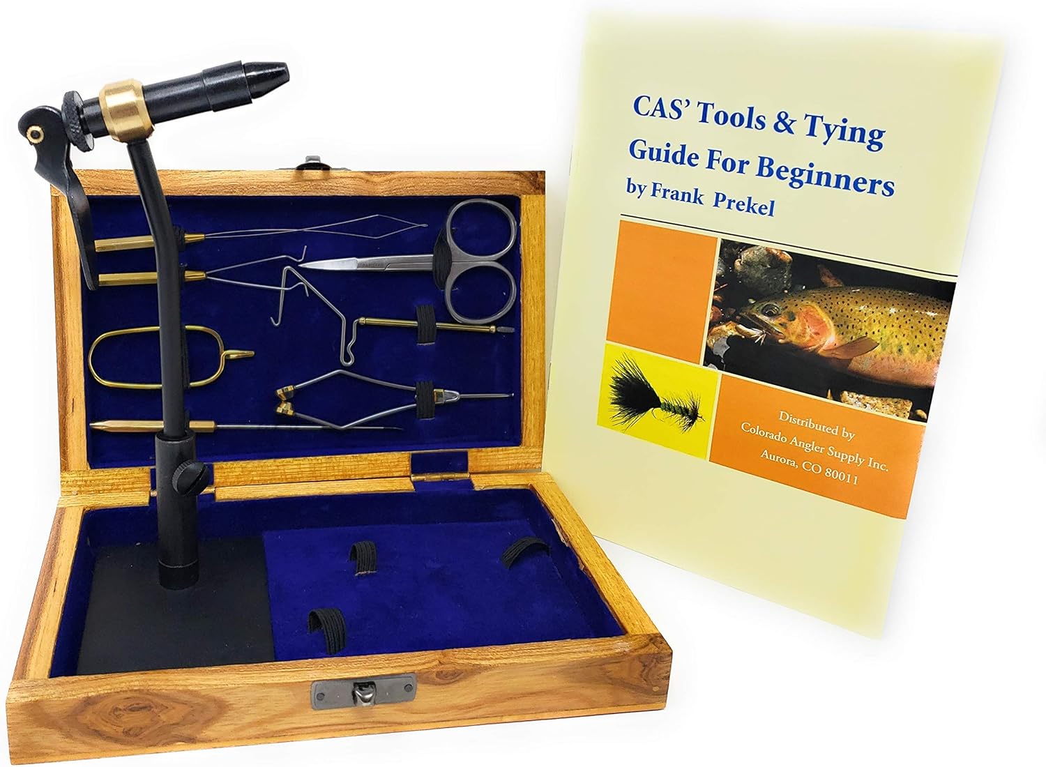 Colorado Anglers Wooden Fly Tying Kit Standard Tool