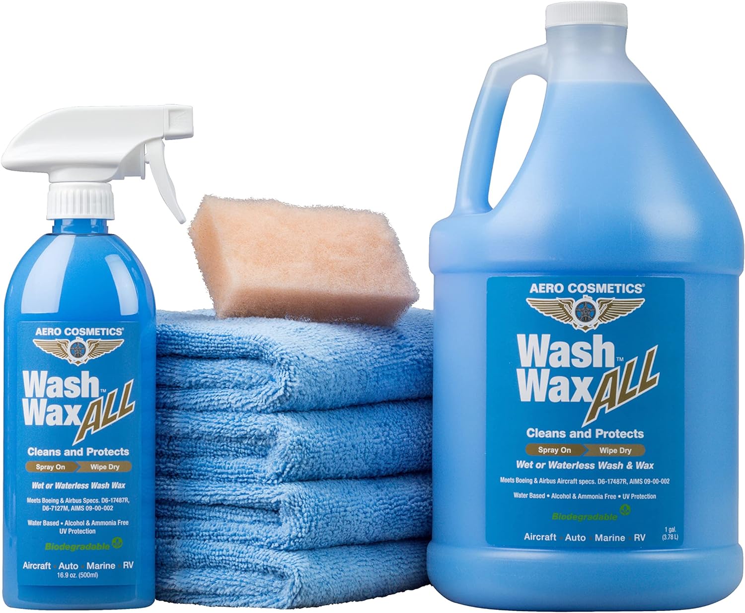 Aero Cosmetics Waterless Wash Wax Kit