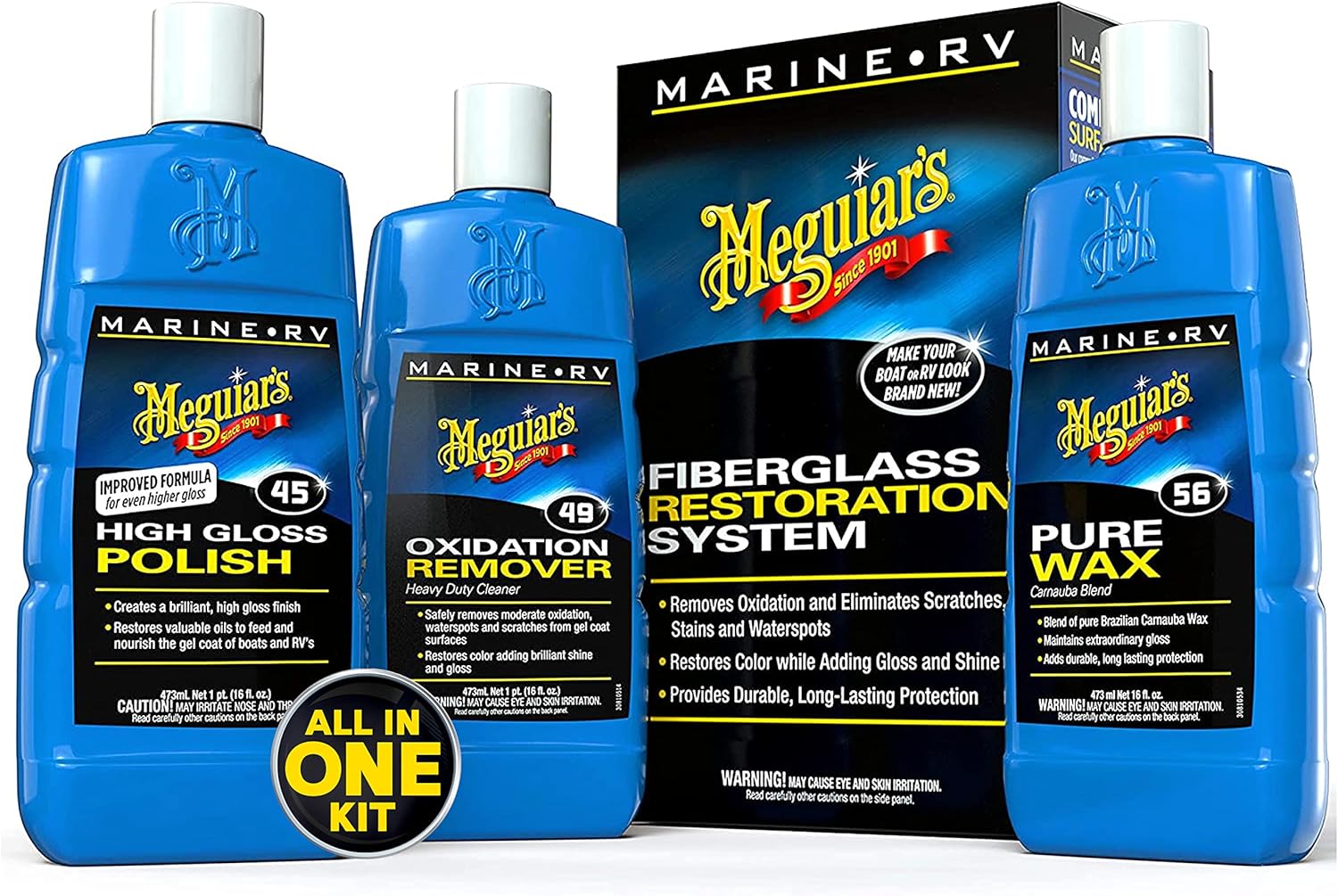 Meguiar's MG Fiberglass Oxidation Removal Kit